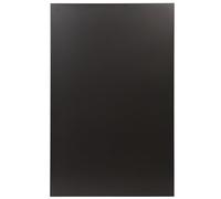 LE MARQUIER Plaque Murale de Protection Unie Noire pour Poêle à Bois et Granulés L80 H120 cm en Silicate de Calcium