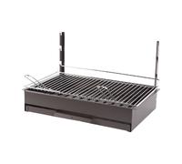 Le Marquier Barbecue Original Vulcain 61x33 cm Acier – Tiroir à cendres, 3 hauteurs réglables