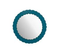 Le miroir torsadé en métal bleu - - Bleu - Métal
