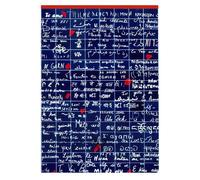 Le Mur des Je t'aime, Bloc entoilé entête A5 14,8x21 cm, 70 feuillets, ligné