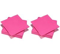 LE NAPPAGE ARTS DE LA TABLE 25 Serviettes airlaid 40x40cm Fuchsia FSC (Lot de 2)