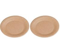 LE NAPPAGE ARTS DE LA TABLE 50 assiettes kraft en carton FSC® - 23cm (Lot de 2)