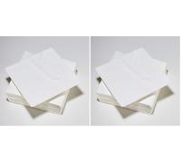 LE NAPPAGE ARTS DE LA TABLE 50 Serviettes en ouate 25x25cm 3 Plis Blanc FSC 48724140G (Lot de 2)