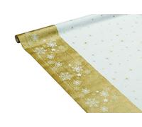 LE NAPPAGE ARTS DE LA TABLE Nappe en Papier damassé 1,18 x 6 m Merry Christmas