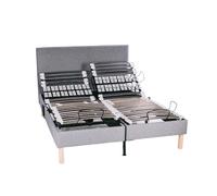 Le Nuit Technique Duo - Sans matelas, Tissu, 2x80x200, Tête de lit - Tapissier