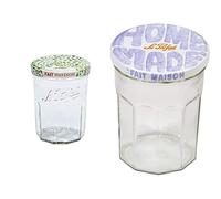 Le Parfait - Pack de 6 Confituriers - 385ml & - Sachet de 6 couvercles pour confituriers - 82mm