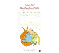 Le Petit Prince Calendrier familial 2025 : calendrier familial avec motifs du livre pour enfants classique Calendrier mural avec 5 colonnes Calendrier familial Heye