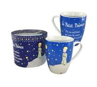 Le Petit Prince Coffret Individuel Mug LPP Nuit Etoilée, Céramique, Bleu, 9 cm, 11 x 8 x 11.5 cm