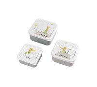 Le Petit Prince PETIT JOUR - Set De 3 Lunch Box Repas Ou Goûter Pour Enfant - Petite, Moyenne, Grande - S'emboitent Entre Elles - Polypropylène