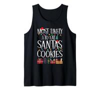 Le Plus susceptible de Manger Le Pyjama de Noël des Biscuits Débardeur