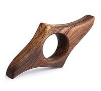 Le Porte Page du Livre - Pouce en Noyer Naturel, Marque-pages Fait à la Main - Porte Livre - Pupitre de Lecture - Support Livre - Accessoire Livre - Cadeaux des Amateurs des Livres (Large- 24 mm)