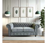 LE QUAI DES AFFAIRES Chesterfield 2 places - Gris
