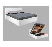 LE QUAI DES AFFAIRES Lit Coffre Madrid 140x190 + Sommier
