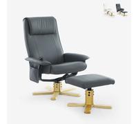 Le roi du relax fauteuil relax électrique pivotant - Blanc