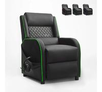 Le roi du relax fauteuil relax ergonomique - Vert foncé