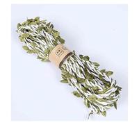Le ruban de ruban, 5M bricolage chanvre corde feuille hessienne Jute ficelle toile de maison mariage décor chat griffoir Multi