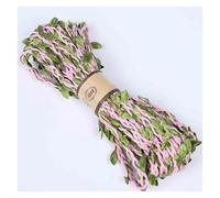 Le ruban de ruban, 5M bricolage chanvre corde feuille hessienne Jute ficelle toile de maison mariage décor chat griffoir Multi