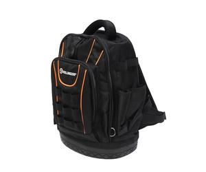 Le sac à dos Rollingdog Journeyman est spécialement conçu pour qu'un peintre organise et transporte des outils de peinture, notamment des pinceaux, un plateau, un chiffon,des couteaux à mastic et plus