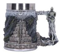 Nemesis Now Chope du Seigneur des Anneaux Gondor 15,5 cm en résine, produit officiel du Seigneur des Anneaux, chope à bière Gondor, insert en acier inoxydable, coulée dans la meilleure résine, peinte