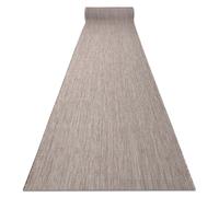Le tapis de couloir SIZAL SION Mélange tissé à plat beige 70cm 70x110 cm