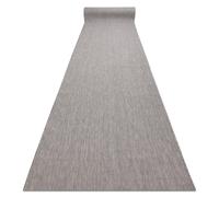 Le tapis de couloir SIZAL SION Mélange tissé à plat gris 70cm 70x250 cm