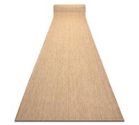 Le tapis de couloir SIZAL SION Mélange tissé à plat naturel écru 150cm 150x100 cm