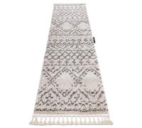 Le tapis le tapis de couloir BERBERE RABAT crème - pour la cuisine l'antichambre le couloir 60x300 cm