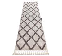 Le tapis le tapis de couloir BERBERE TROIK crème - pour la cuisine l'antichambre le couloir 70x250 cm