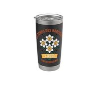 Le Temps des Narcisses Caux Suisse Floral Gobelet isotherme en acier inoxydable double paroi