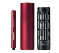 Le Tournevis Électrique Compatible Avec Fanttik E2, Couple À 5 Vitesses | Embouts Magnétiques En Acier S2,outil De Réparation Sans Fil Rechargeable Avec Lumière LED 50 Pièces(Burgundy Red)