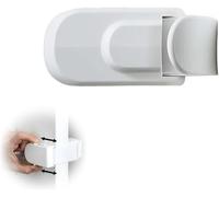 Le verrou de porte à clipser que les enfants ne peuvent pas atteindre ou vaincre - Aucun outil ou adhésif nécessaire, serrure de porte à l'épreuve des enfants, installation simple, verrous à l'épreuve