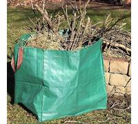 Leaf Collector Grand sac de jardin réutilisable pour pelouse et feuilles, sacs de jardin réutilisables pour feuilles, débris, herbe coupée, déchets de pelouse (270 L)