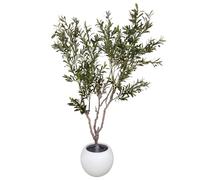Leaf Design UK Jardinière Artificielle décorative 200 cm XL Olivier 200 cm