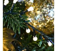 LEALIGHT blachere illumination Guirlande de Noël lumineuse Cherrylight - 8m - Blanc chaud et FLASH - Intérieur/extérieur