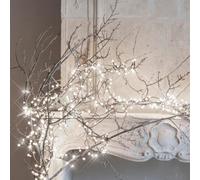 LEALIGHT blachere illumination Guirlande de Noël lumineuse Cherrylight - 9m - Intérieur/extérieur (Blanc pur 100% flash)