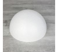 Lealoo Demi-Sphère 15 cm de diamètre, Dôme Creux en polystyrène | 7.5 cm de Haut