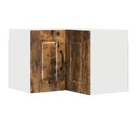 Leasha Meuble d'angle Haut de Cuisine, Armoire Murale Élément Haut de Cuisine Porto Chêne fumé 57x57x40 cm