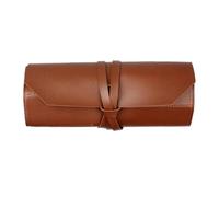 Leather Tool Roll, Roll-Up Tool Bags for Men, Portable, Lightweight, Multipurpose Storage Pouch Organizer, Vintage Tools Wrench Roll for Craftsmen and Home Enthusiasts, 10x15.51 inches