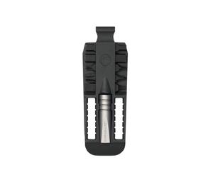 Leatherman Kit rallonge et embouts amovibles - Compatible avec les embouts Hexagonaux de 6,35 mm" et les embouts Hexagonaux Standard - Comprend 10 Embouts à Double Face - Noir