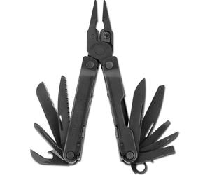 Leatherman Multi-Tool REBAR, noir, étui en cuir inclus 831563