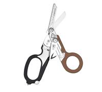 Leatherman Raptor Rescue - Ciseaux Pliants d'Intervention d'Urgence avec Coupe-sangle et Brise-Vitre - Coyote Tan/Noir avec Étui Molle