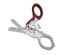 Leatherman Raptor Rescue, Grenat avec Étui Utilitaire | Ciseaux Pliants d'Intervention d'Urgence avec Coupe-sangle et Brise-Vitre
