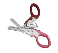 Leatherman Raptor Rescue, Rose framboise avec Étui Utilitaire | Ciseaux Pliants d'Intervention d'Urgence avec Coupe-sangle et Brise-Vitre