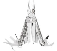 Leatherman Wave+ Outil Multifonction - Outil 18-en-1 en Acier Inoxydable pour Usage Intensif avec Lames, Pinces et Coupe-Fils - Édition spéciale, Gris