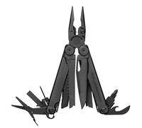 Leatherman Wave+ Outil Multifonction - Outil 18-en-1 en Acier Inoxydable pour Usage Intensif avec Lames, Pinces et Coupe-Fils - Noir