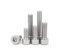 LEBEE Zixinz-Vis cylindriques M6X0.75 M8X1 M10X1 / 1,25 M12X1.25/1,5 Pitchez 0,75/1/1,25/1,5 mm 304 Acier INOXEUX Fin Fin HEXGONA Hex Boulon VIS À VISSE Hex, Résistance à la Corrosion