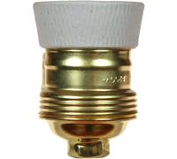 Lebenoid Douille E27 acier laitonné