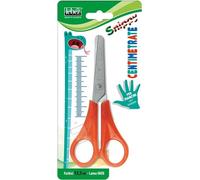 Lebez 80129, Enfants, Coupe droite, Auto-aiguisant, Couleurs variées, Acier inoxydable, Gaucher