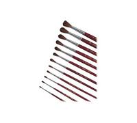 Lebez 9124 - Pinceau - rond - taille : 4 (pack de 12)