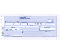 Lebon et Vernay Paquet de 600 lettres de change en continu Format 240x12. 3 poses par paravent